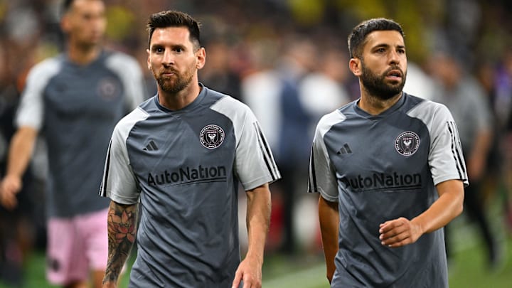 Lionel Messi y Jordi Alba no estarán en el juego del Inter Miami contra el Orlando City