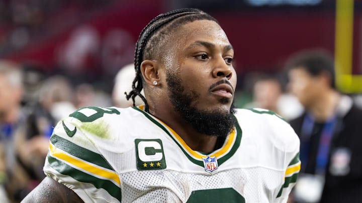 Green Bay Packers running back Josh Jacobs