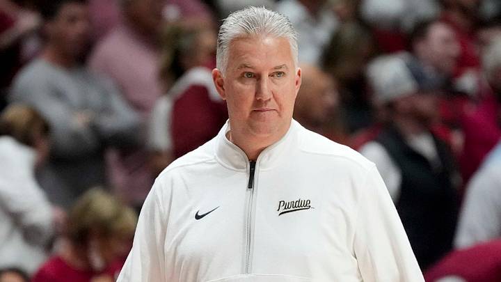 Purdue head coach Matt Painter coaches his team. Purdue head coach Matt Painter coaches his team.