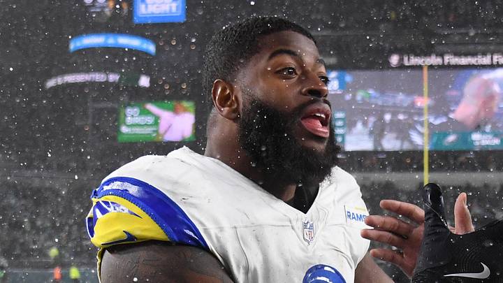 Los Angeles Rams linebacker Jared Verse Los Angeles Rams linebacker Jared Verse