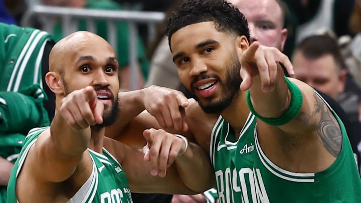 Mar 6, 2026; Boston, Massachusetts, USA; during the first quarter at TD Garden. Mandatory Credit: Winslow Townson-Imagn Images