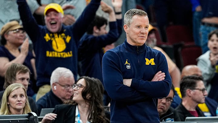 Michigan head coach Dusty May