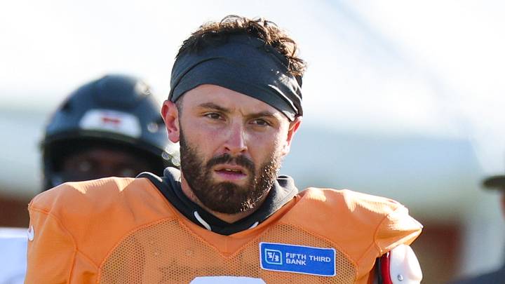 Aug 7, 2026; Tampa, FL, USA; Tampa Bay Buccaneers quarterback Baker Mayfield (6) participates in training camp at AdventHealth Training Center. Mandatory Credit: Nathan Ray Seebeck-Imagn Images Aug 7, 2026; Tampa, FL, USA; Tampa Bay Buccaneers quarterback Baker Mayfield (6) participates in training camp at AdventHealth Training Center. Mandatory Credit: Nathan Ray Seebeck-Imagn Images