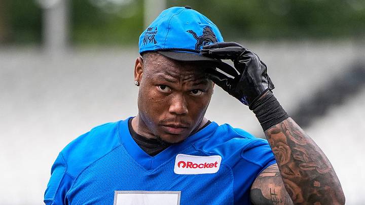 Detroit Lions running back David Montgomery Detroit Lions running back David Montgomery