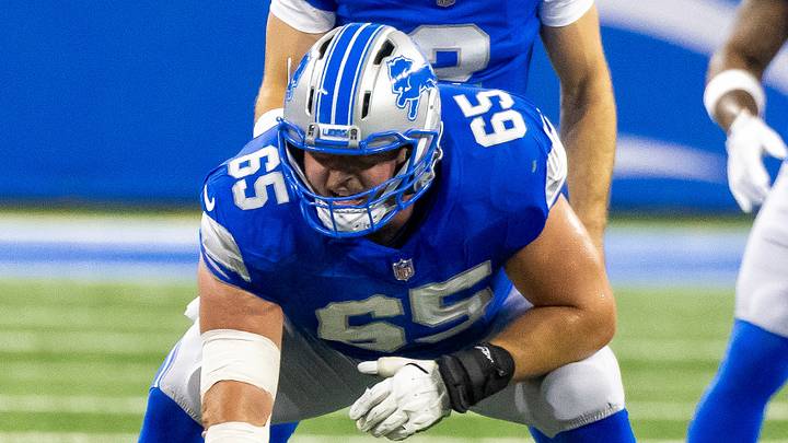 Aug 22, 2026; Detroit, Michigan, USA; Detroit Lions quarterback Luke Altmyer (2) lines up behind center Seth McLaughlin (65) in the second quarter against the Washington Commanders at Ford Field. Mandatory Credit: David Reginek-Imagn Images Aug 22, 2026; Detroit, Michigan, USA; Detroit Lions quarterback Luke Altmyer (2) lines up behind center Seth McLaughlin (65) in the second quarter against the Washington Commanders at Ford Field. Mandatory Credit: David Reginek-Imagn Images