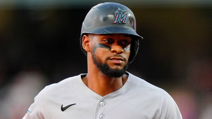 Miami Marlins shortstop Otto Lopez (6).