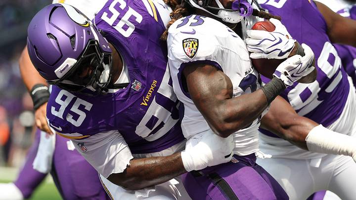 Caleb Banks needs to find another gear if he hopes to begin his rookie year with a prominent role on the Vikings' DL. Caleb Banks needs to find another gear if he hopes to begin his rookie year with a prominent role on the Vikings' DL.