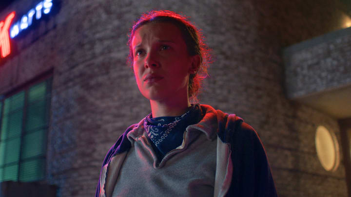 STRANGER THINGS: SEASON 5. Millie Bobby Brown as Eleven in Stranger Things: Season 5. STRANGER THINGS: SEASON 5. Millie Bobby Brown as Eleven in Stranger Things: Season 5.