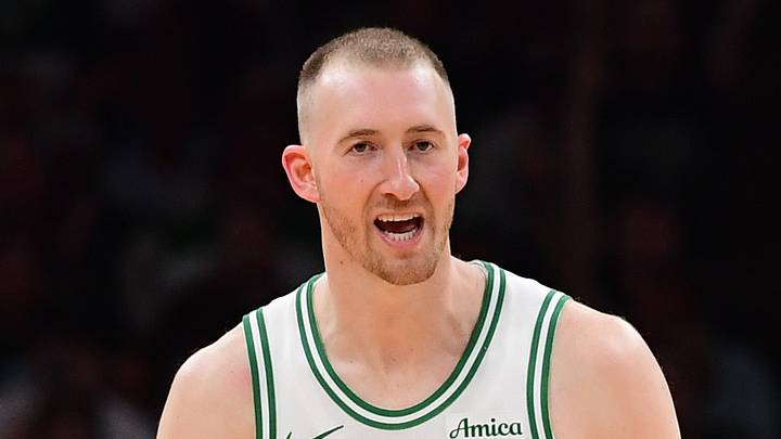 Apr 19, 2026; Boston, Massachusetts, USA; Boston Celtics forward Sam Hauser (30) reacts after making a three point basket in the second half during game one of the first round of the 2026 NBA Playoffs against the Philadelphia 76ers at TD Garden. Mandatory Credit: Bob DeChiara-Imagn Images Apr 19, 2026; Boston, Massachusetts, USA; Boston Celtics forward Sam Hauser (30) reacts after making a three point basket in the second half during game one of the first round of the 2026 NBA Playoffs against the Philadelphia 76ers at TD Garden. Mandatory Credit: Bob DeChiara-Imagn Images
