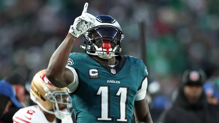 New England Patriots wide receiver A.J. Brown 