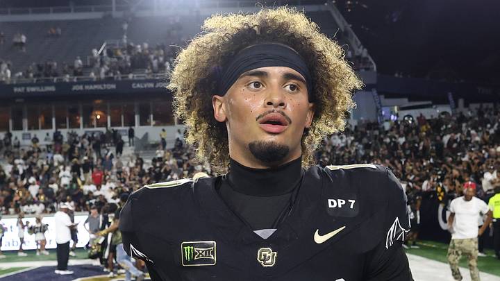 Sep 3, 2026; Atlanta, Georgia, USA; Colorado Buffaloes quarterback Julian Lewis (10) walks off the field after defeating the Georgia Tech Yellow Jackets at Bobby Dodd Stadium at Hyundai Field. Mandatory Credit: Brett Davis-Imagn Images Sep 3, 2026; Atlanta, Georgia, USA; Colorado Buffaloes quarterback Julian Lewis (10) walks off the field after defeating the Georgia Tech Yellow Jackets at Bobby Dodd Stadium at Hyundai Field. Mandatory Credit: Brett Davis-Imagn Images