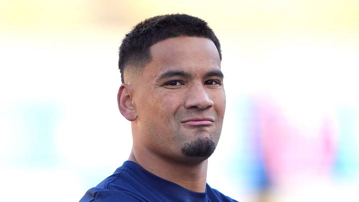 Nov 29, 2025; Berkeley, California, USA; California Golden Bears wide receiver Jacob De Jesus (21) before the game against the Southern Methodist Mustangs at California Memorial Stadium. Mandatory Credit: Darren Yamashita-Imagn Images