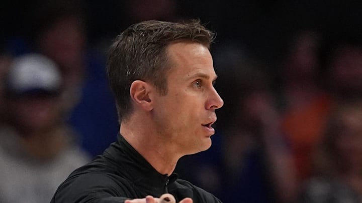 Mar 13, 2026; Charlotte, NC, USA; Duke Blue Devils head coach Jon Scheyer signals to his team late during the second half against the Clemson Tigers at Spectrum Center. Mandatory Credit: Jim Dedmon-Imagn Images Mar 13, 2026; Charlotte, NC, USA; Duke Blue Devils head coach Jon Scheyer signals to his team late during the second half against the Clemson Tigers at Spectrum Center. Mandatory Credit: Jim Dedmon-Imagn Images