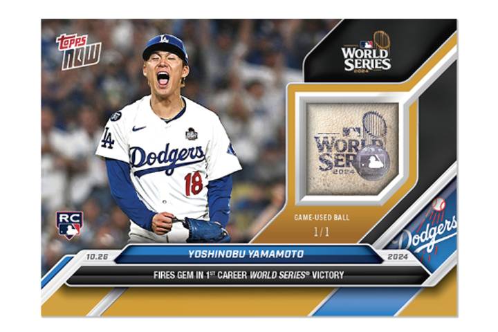 World Series Games Receive Topps' Relic and Autograph Cards from