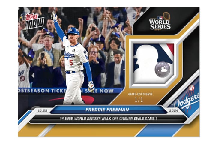 World Series Games Receive Topps' Relic and Autograph Cards from