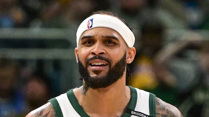 Milwaukee Bucks guard Gary Trent Jr. (5) reacts in the fourth quarter against the Los Angeles Lakers at Fiserv Forum on March 13, 2025.