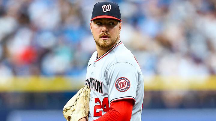 Washington Nationals starting pitcher Cade Cavalli Washington Nationals starting pitcher Cade Cavalli