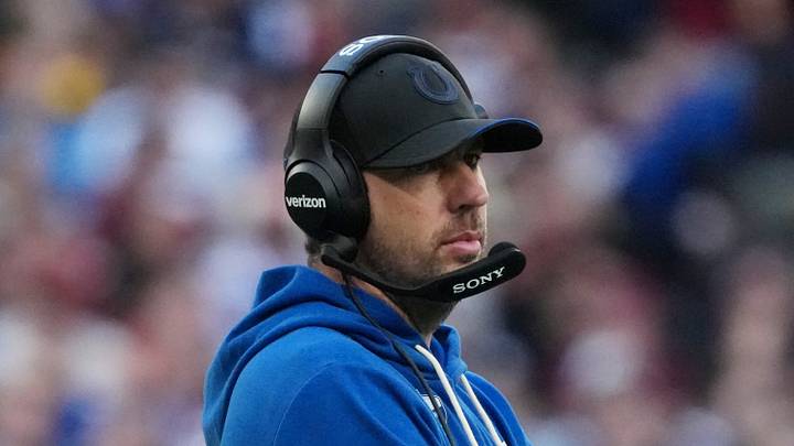 Indianapolis Colts head coach Shane Steichen looks on from the sideline