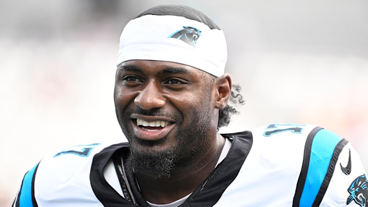 Carolina Panthers wide receiver Xavier Legette