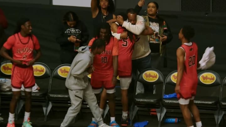 Claflin Celebrates Winning BCIC Championship Game