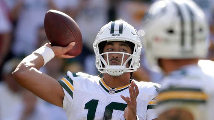 Green Bay Packers quarterback Jordan Love (10) against the Houston Texans on Sunday, October 20, 2024 at Lambeau Field in Green Bay, Wis.
Wm. Glasheen USA TODAY NETWORK-Wisconsin Green Bay Packers quarterback Jordan Love (10) against the Houston Texans on Sunday, October 20, 2024 at Lambeau Field in Green Bay, Wis.
Wm. Glasheen USA TODAY NETWORK-Wisconsin