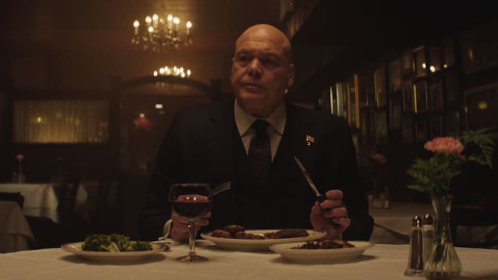 Wilson Fisk/Kingpin (Vincent D'Onofrio) in Marvel Television's DAREDEVIL: BORN AGAIN, exclusively on Disney+. Photo courtesy of Marvel Television. © 2025 MARVEL.
