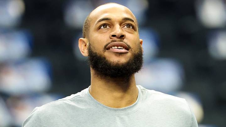 Mar 23, 2026; Dallas, Texas, USA; Dallas Mavericks forward Daniel Gafford (21) warms up before the game against the Golden State Warriors at American Airlines Center. Mandatory Credit: Kevin Jairaj-Imagn Images Mar 23, 2026; Dallas, Texas, USA; Dallas Mavericks forward Daniel Gafford (21) warms up before the game against the Golden State Warriors at American Airlines Center. Mandatory Credit: Kevin Jairaj-Imagn Images
