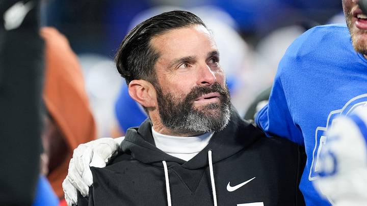 Dec 6, 2025; Charlotte, NC, USA; Duke Blue Devils head coach Manny Diaz looks on after the game against the Virginia Cavaliers during the 2025 ACC Championship game at Bank of America Stadium. Mandatory Credit: Jim Dedmon-Imagn Images