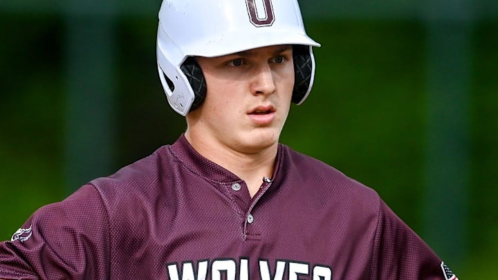 Caleb Bonemer while playing for Okemos High School at McLane Stadium on the in East Lansing, Mich. Caleb Bonemer while playing for Okemos High School at McLane Stadium on the in East Lansing, Mich.