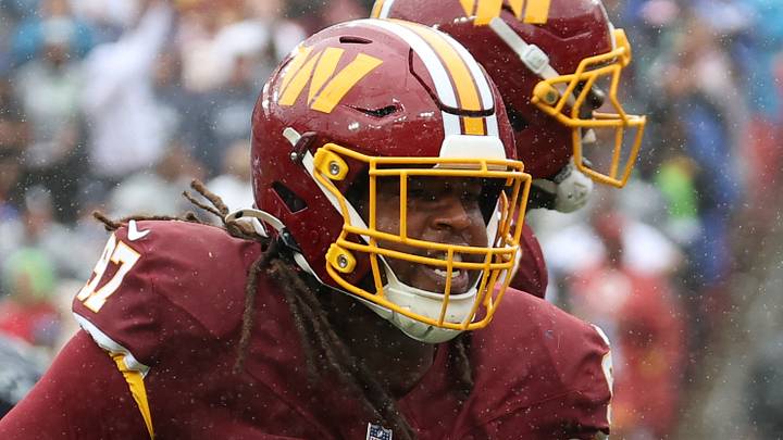 Washington Commanders defensive lineman Tim Settle Jr. Washington Commanders defensive lineman Tim Settle Jr.