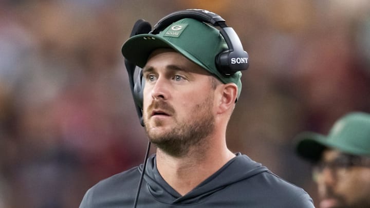 Green Bay Packers quarterbacks coach Sean Mannion Green Bay Packers quarterbacks coach Sean Mannion