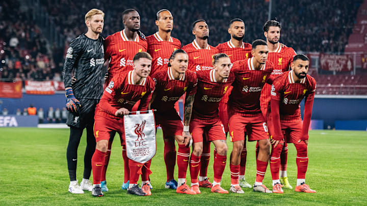 El once titular del Liverpool frente al RB Leipzig