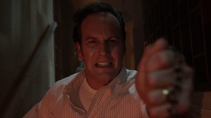 PATRICK WILSON as Ed Warren and in New Line Cinema’s horror film “THE CONJURING: THE DEVIL MADE ME DO IT,” a Warner Bros. Pictures release. Courtesy of Warner Bros. Pictures