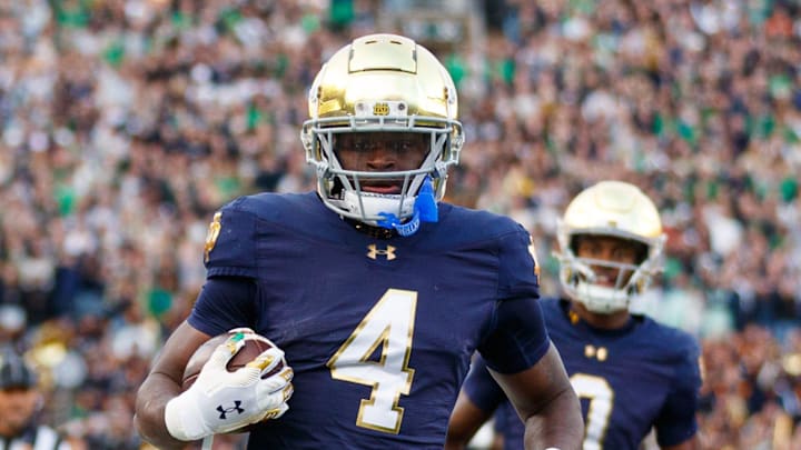 Notre Dame running back Jeremiyah Love