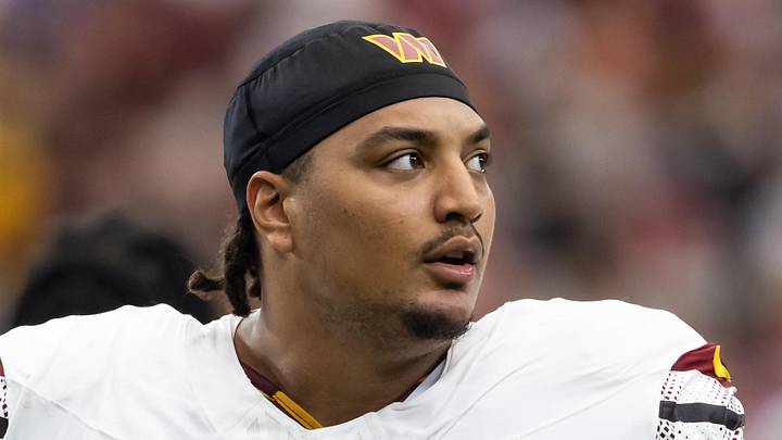 Washington Commanders offensive lineman Brandon Coleman Washington Commanders offensive lineman Brandon Coleman
