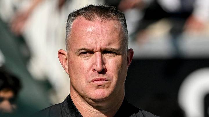 Michigan State’s head coach Pat Fitzgerald waits for the team to leave the field after MSU’s loss to Northwestern the game on Saturday, Oct. 17, 2026, at Spartan Stadium in East Lansing. Michigan State’s head coach Pat Fitzgerald waits for the team to leave the field after MSU’s loss to Northwestern the game on Saturday, Oct. 17, 2026, at Spartan Stadium in East Lansing.