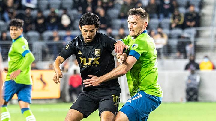 Carlos Vela volvió a la actividad en el Seattle Sounders v Los Angeles FC Carlos Vela volvió a la actividad en el Seattle Sounders v Los Angeles FC