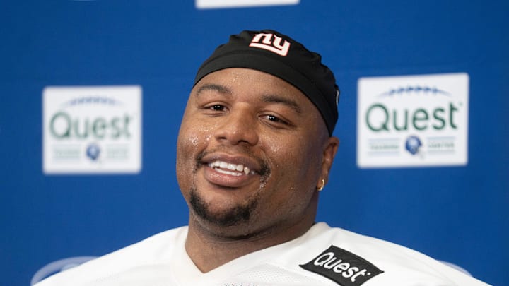 New York Giants defensive tackle Dexter Lawrence II speaks