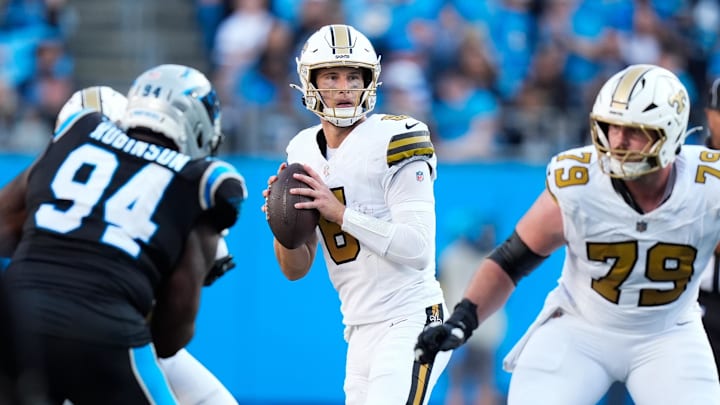 Tyler Shough took the New Orleans Saints into Charlotte and beat the Carolina Panthers 17-7 in their last game.