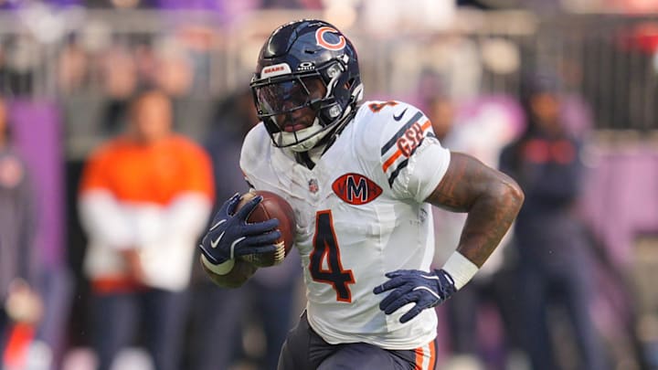 Chicago Bears running back D'Andre Swift Chicago Bears running back D'Andre Swift