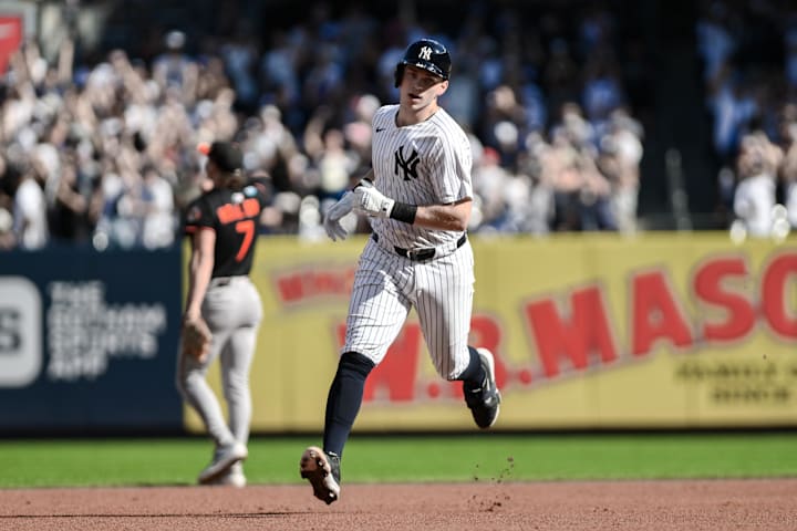 New York Yankees first baseman Ben Rice