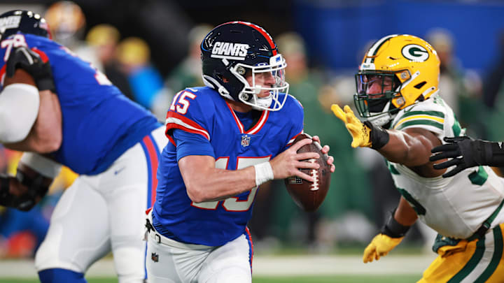 New York Giants quarterback Tommy DeVito