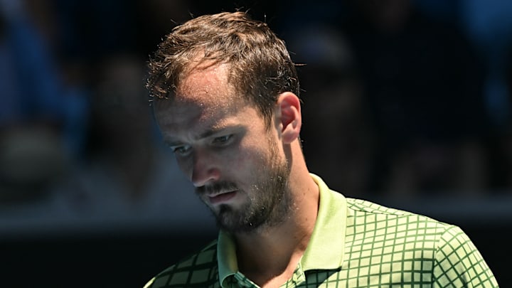 Daniil Medvedev at the Australian Open is focused Daniil Medvedev at the Australian Open is focused