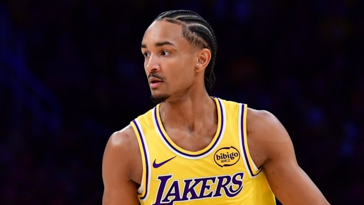 Los Angeles Lakers guard Kobe Bufkin Los Angeles Lakers guard Kobe Bufkin