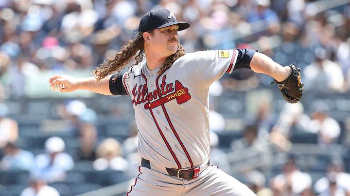 The Braves are back in Chicago for a single game The Braves are back in Chicago for a single game