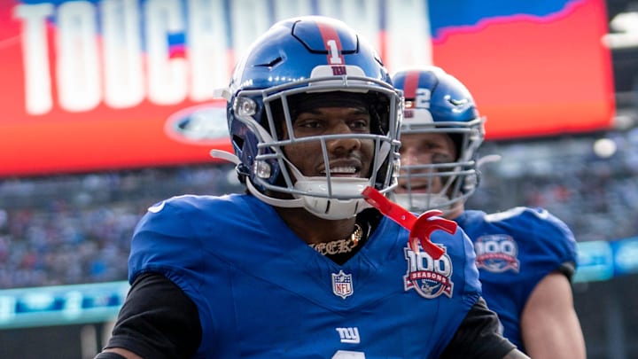 New York Giants wide receiver Malik Nabers 