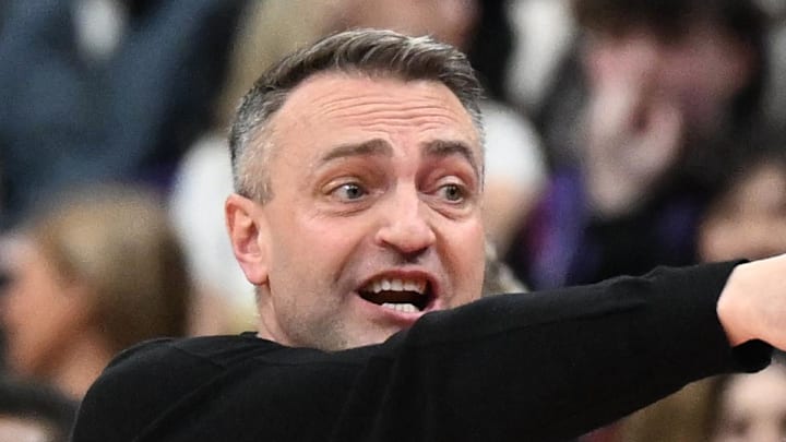 Toronto Raptors head coach Darko Rajakovic gestures as he speaks to his players. Toronto Raptors head coach Darko Rajakovic gestures as he speaks to his players.