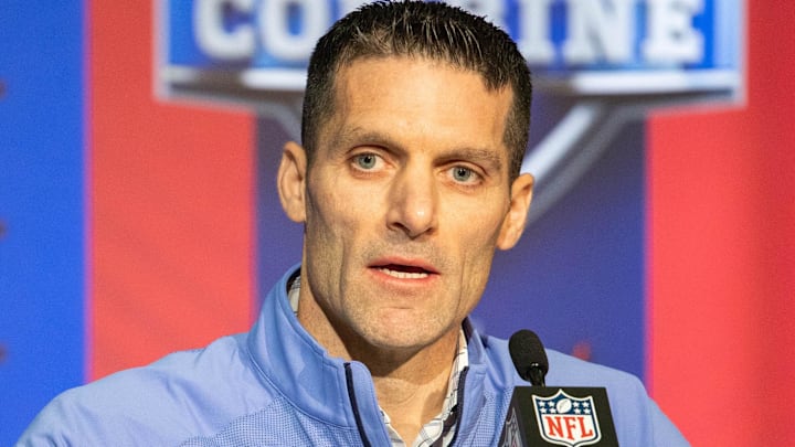 Mar 1, 2022; Indianapolis, IN, USA; Houston Texans general manager Nick Caserio talks to the media during the 2022 NFL Combine. Mandatory Credit: Trevor Ruszkowski-Imagn Images Mar 1, 2022; Indianapolis, IN, USA; Houston Texans general manager Nick Caserio talks to the media during the 2022 NFL Combine. Mandatory Credit: Trevor Ruszkowski-Imagn Images