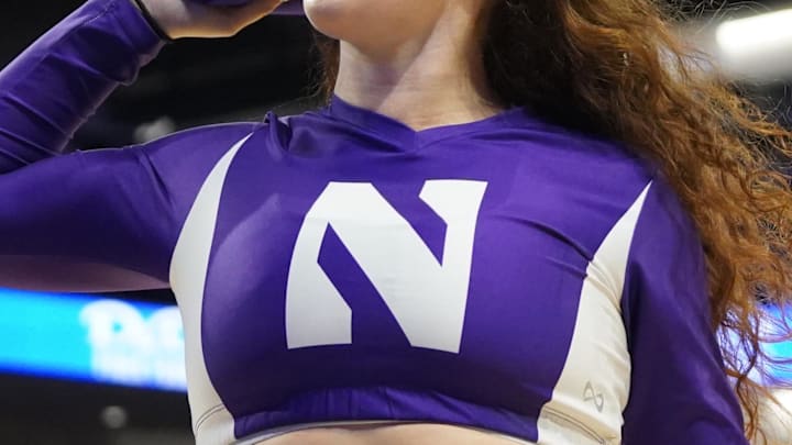 Northwestern Wildcats cheerleader