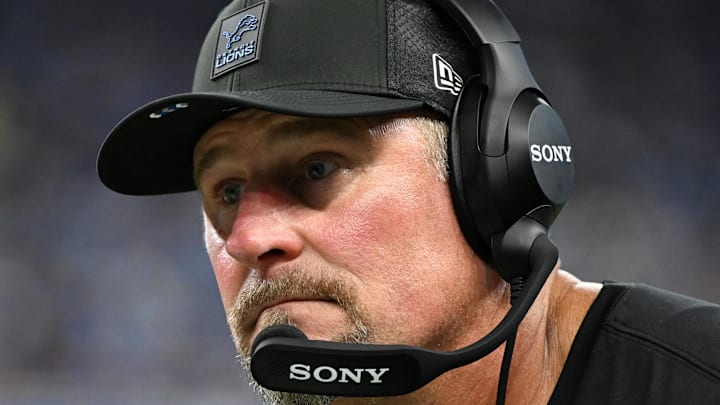 Detroit Lions head coach Dan Campbell. Detroit Lions head coach Dan Campbell.